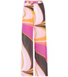 Emilio Pucci Printed Cotton-blend Trousers