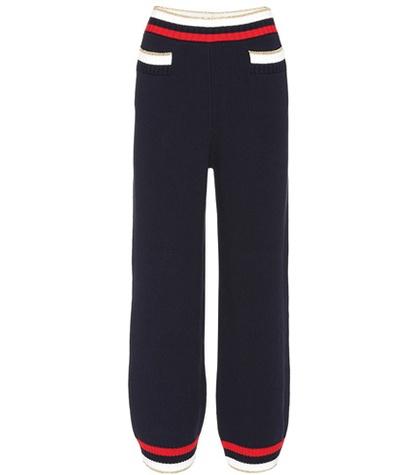 Gucci Cotton-blend Knit Trousers