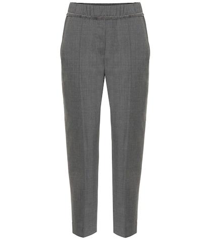 Brunello Cucinelli Cropped Wool Pants