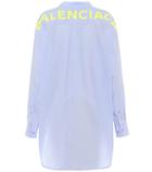 Balenciaga Printed Cotton-poplin Shirt