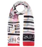 Kenzo Printed Cotton Scarf