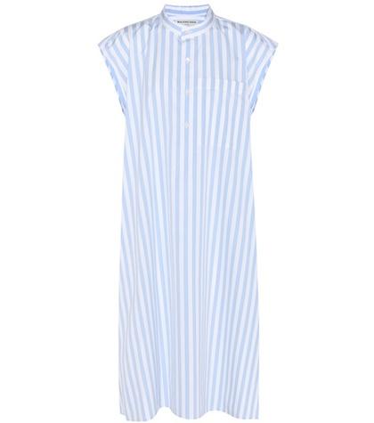 Balenciaga Striped Cotton Dress