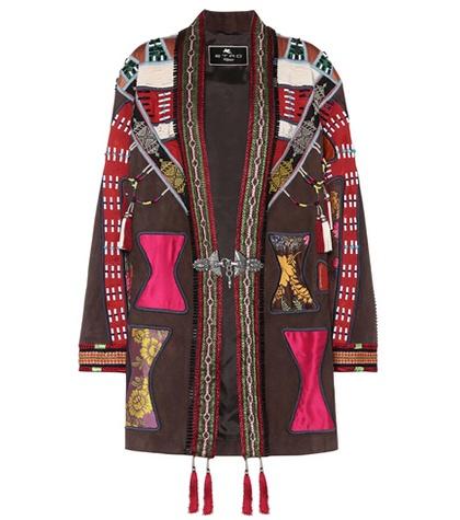 Etro Embellished Leather Jacket