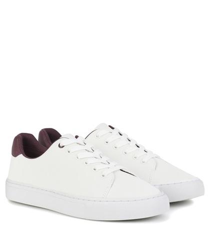 Valentino Reflective Leather Sneakers