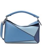 Kayu Puzzle Leather Shoulder Bag