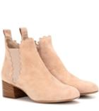 J Brand Suede Ankle Boots