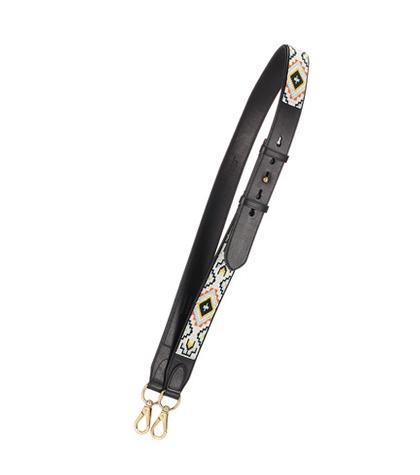 Polo Ralph Lauren Embellished Leather Shoulder Strap