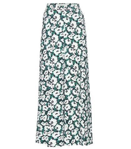 Stella Mccartney Printed Wide-leg Trousers