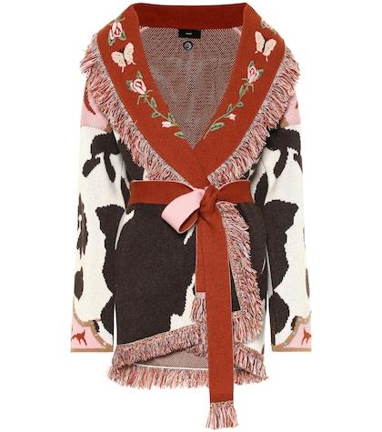 Alanui Embroidered Cashmere Cardigan