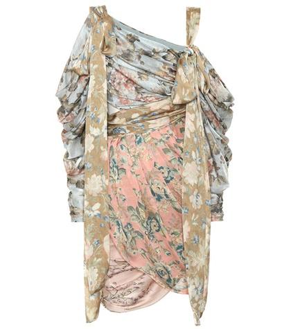 Valentino Garavani Unbridled Elixer Silk Dress
