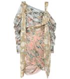 Valentino Garavani Unbridled Elixer Silk Dress
