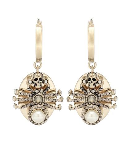Alexander Mcqueen Spider Embellished Earrings