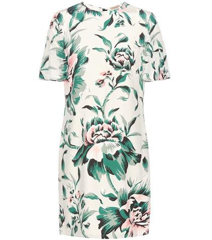 Burberry Anthia Printed Silk Dress