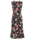 Erdem Grazia Floral-printed Ponte Dress