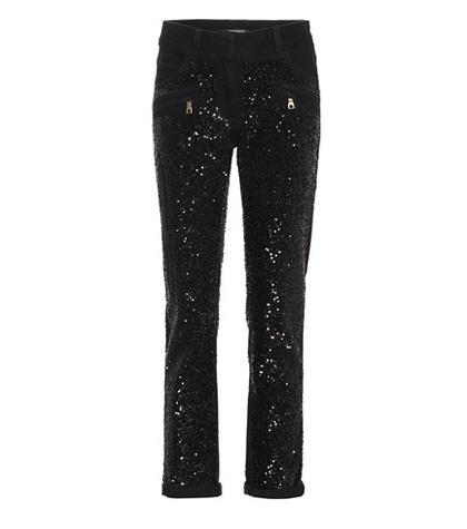 Balmain Sequinned Jeans