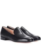 Gianvito Rossi Marcel Leather Loafers