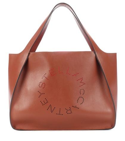 Alexander Mcqueen Stella Logo Faux Leather Tote