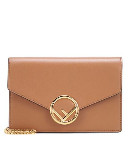 Jimmy Choo Wallet On Chain Leather Shoulder Bag