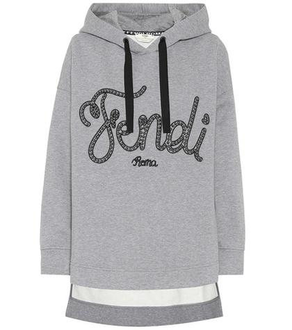 Fendi Printed Cotton Hoodie