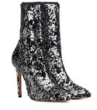 Gianvito Rossi Costes 105 Sequined Ankle Boots