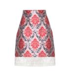 Anya Hindmarch Renzie Brocade And Translucent Skirt