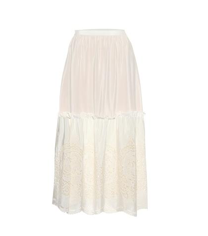Stella Mccartney Silk Midi Skirt