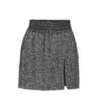 Miu Miu Chevron Tweed Miniskirt