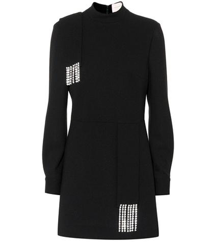 Christopher Kane Embellished Wool Dress