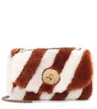 Valentino Lois Fur Shoulder Bag