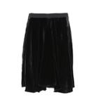 Isabel Marant Tanza Pleated Velvet Skirt