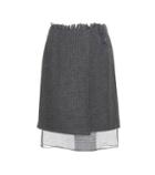 Acne Studios Pait Wool Skirt