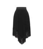 Dolce & Gabbana Crêpe Skirt With Fringe