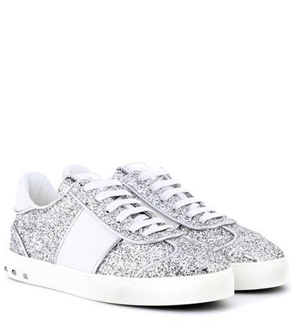 Valentino Garavani Valentino Garavani Fly Crew Glitter Sneakers