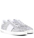 Valentino Garavani Valentino Garavani Fly Crew Glitter Sneakers