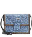 Jimmy Choo Printed Leather Shoulder Bag