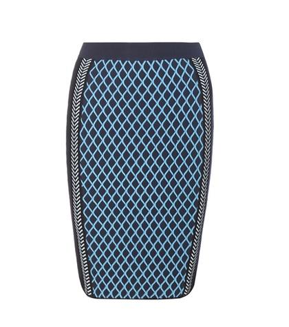 Barrie Knitted Wool-blend Stretch Skirt