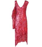 Balmain Bristol Sequin-embellished Asymmetric Dress