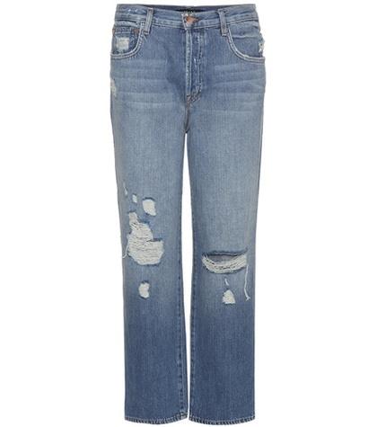 Polo Ralph Lauren Ivy Distressed Boyfriend Jeans