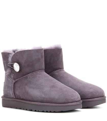 Ugg Australia Mini Bailey Embellished Suede Ankle Boots