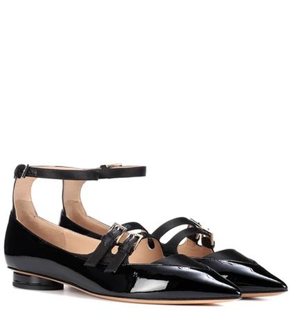 Converse Valentino Garavani Patent Leather Ballerinas