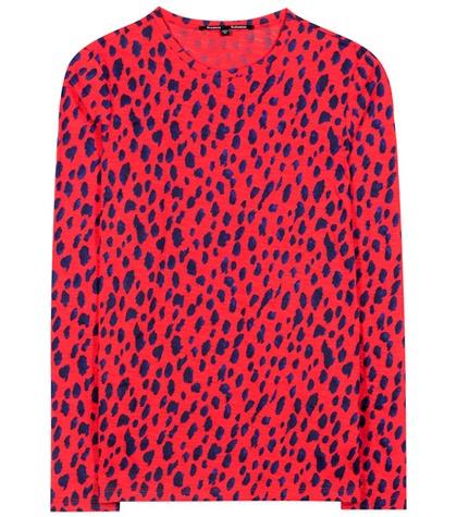 The Row Long-sleeved Printed Cotton Top