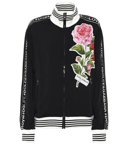 Kenzo Embroidered Cady Track Jacket