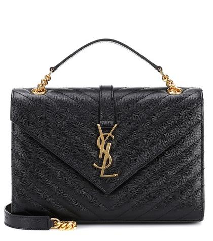 Saint Laurent Medium Monogram Quilted Leather Shoulder Bag