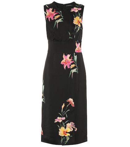 Etro Floral Crêpe Midi Dress