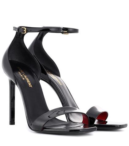 Saint Laurent Amber 105 Leather Sandals