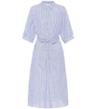 Velvet Penelope Striped Cotton Dress