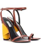 Balenciaga Bistrot Leather Sandals