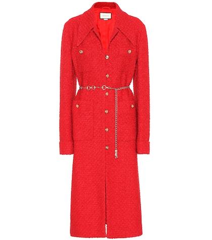 Saint Laurent Tweed Coat
