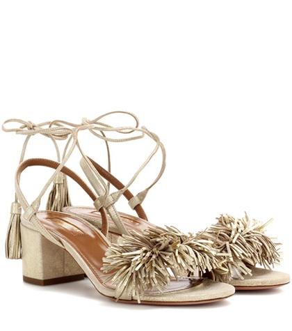 Aquazzura Exclusive To Mytheresa.com – Wild Thing 50 Suede Sandals