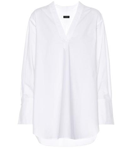 Salvatore Ferragamo Eamon Cotton Poplin Tunic